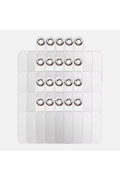 20PCS Transparent Matte Flexible Phone Lanyard Card Mobile Phone Universal Tether Tabs Hole Hanging