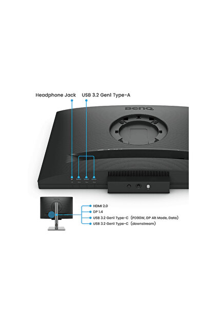 BENQ RD240Q 24.1'' WQXGA 2K 16:10 HDR Pivot Programlama Monitörü