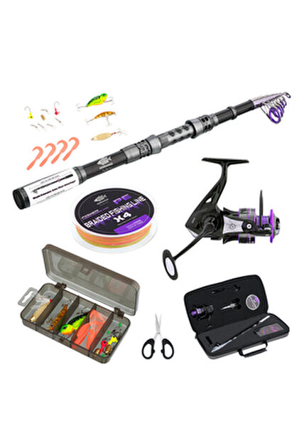 Fishack 37 Parça Surf Basic Deniz Olta Seti XL - 3.60MT / 50-100GR