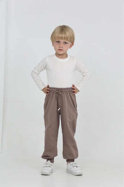 Boy's Punteriz Detailed Tracksuit Bottom