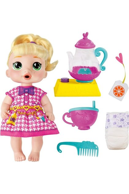 Bubbly Tea Party LaLa GooGoo Doll with Teapot Accessories – 11" Interactive Toy for Kids Ages 3+