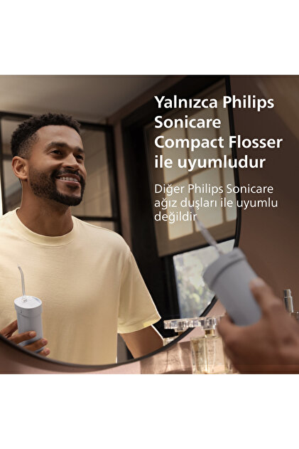 Philips Sonicare Kompakt Ağız Duşu 2li Yedek Başlık, N2 Comfort