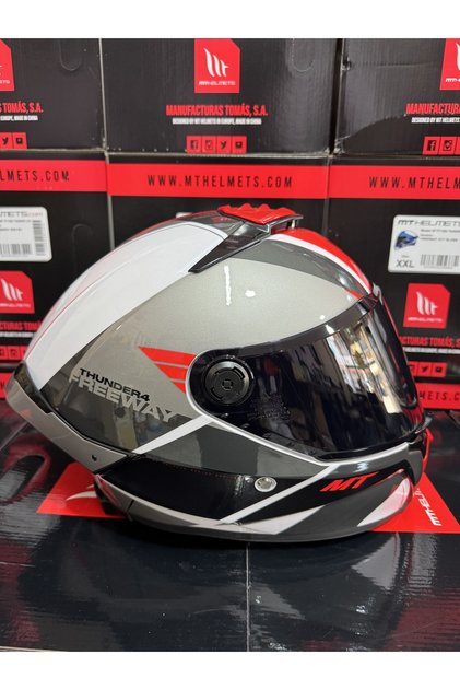 Helmets Thunder 4 Freeway kask (şeffaf vizörlü biçimde) gönderilecektir