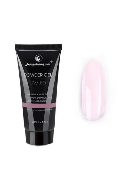 Polygel για την κατασκευή νυχιών 04, 30 ml, Ανοιχτό ροζ