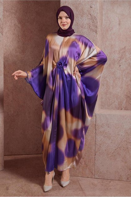 ROCHIE DE SATIN YORYO BAT SLEEVE 44511