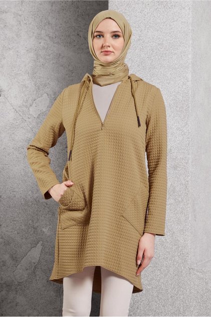 KAPİTONE DESENLİ TUNİK 45100