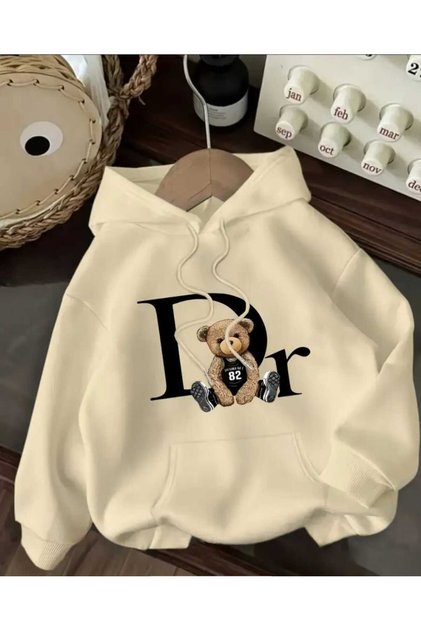 Hanorac unisex, cu tematică urs
