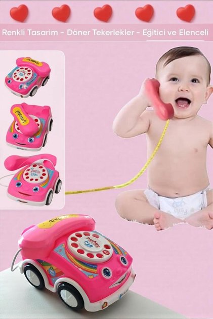 06555 SEVİMLİ ÇOCUK OYUNCAK TELEFON BİR ADETTİR