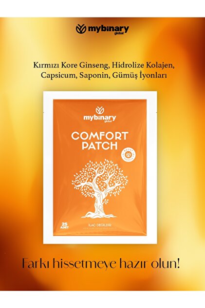 My Binary Global Comfort Patch Hızlı Etkili Doğal Ginseng Ağrı