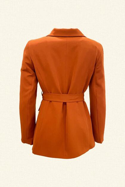 GZ Design Kertenkele Detaylı Kiremit Rengi Blazer Ceket - Fiyatı