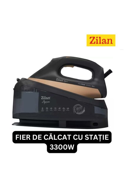 Fier de călcat Aurum 3300W, stație de 1,5L, oprire automată, încălzire 35s
