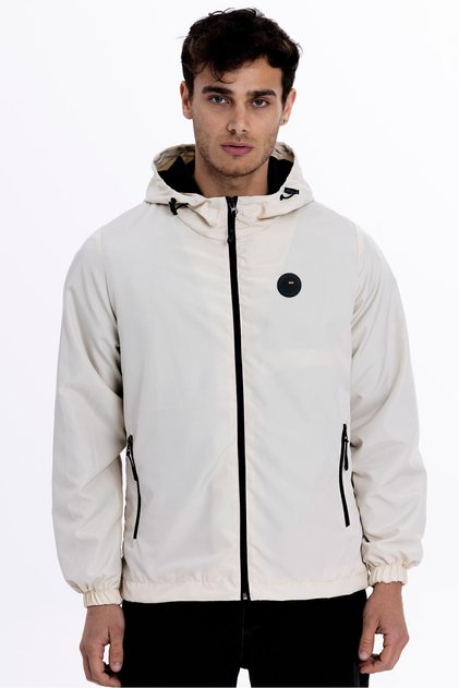 Men's Hooded Water and Windproof Pocketed Inside Raincoats, a Lined U Ultra Lightweight m Transitional Raincoat