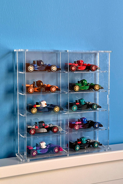 Minoleo 10'Lu Pleksi Kapaklı Model Araç Diecast Araba Sergileme