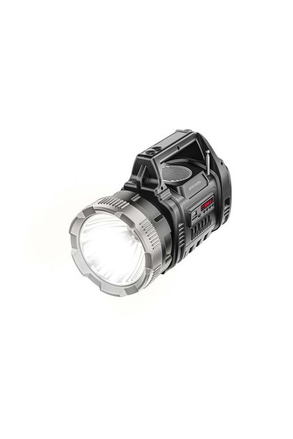 LifeStyle Outdoor 10 W 3 in 1 Flashlight with FM Radio and Bluetooth Speaker