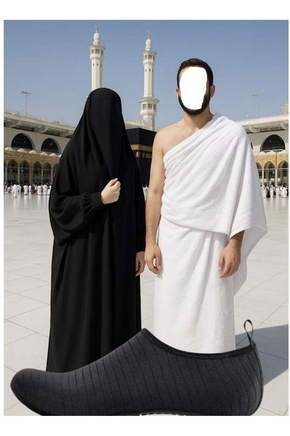 صنادل سهلة الارتداء للعمرة والحج، مضادة للانزلاق للرجال والنساء، مريحة وخفيفة الوزن، مقاس 40/41