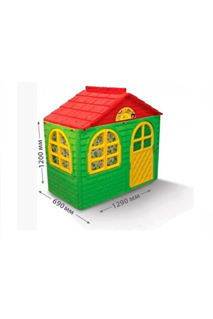 Casuta de joaca MyKids 02550/13 zelená/červená - malá