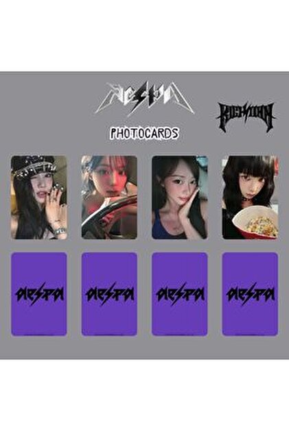 Kpop Dünyasi AESPA Karina '' Rich Man '' Photocards Set - Fiyatı