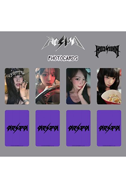 Kpop Dünyasi AESPA Giselle '' Dirty Work '' Photocards Set