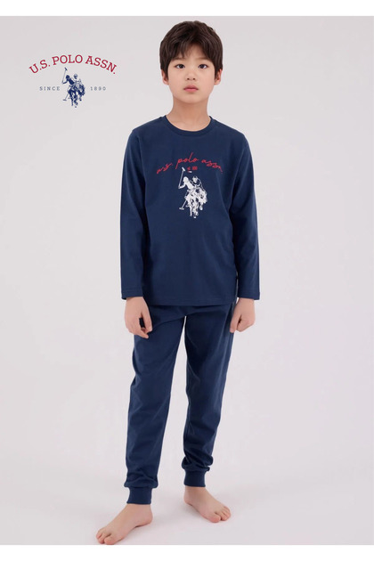 Boy's Printed 100% Cotton Pajama Set L1.Usp.223.3.001