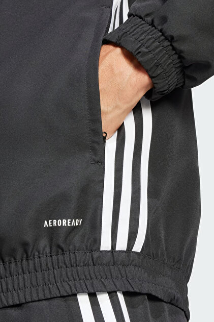 adidas Tiro 25 Essentials Woven Siyah Kapşonlu Antrenman Ceket
