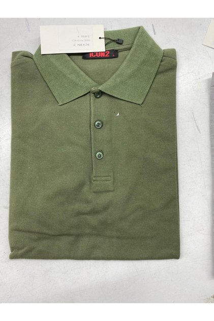 Men's Slim Fit Yellow-Gray Khaki Cotton Fabric Non-Curling Polo Collar T-Shirt Icon2 Themed 3-Piece Set