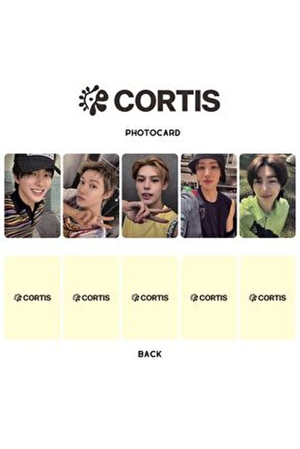 Kpop Dünyasi CORTIS '' Color Outside The Lines '' Photocards Set 3