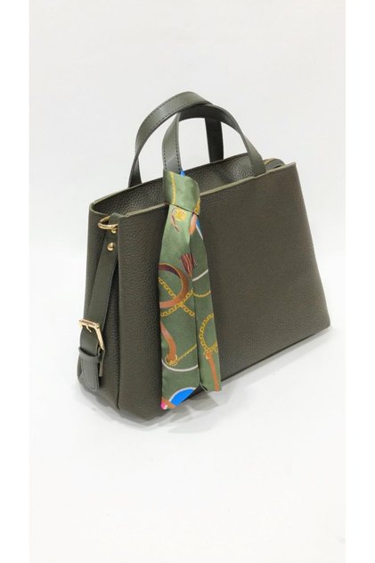 Geantă de mână și de umăr pentru femei, lungă, de dimensiuni mari, cu detaliu de eșarfă bretea crossbody