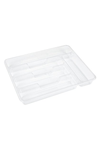 Suport Tacamuri din Plastic Transparent Dots 34x27x4.5cm