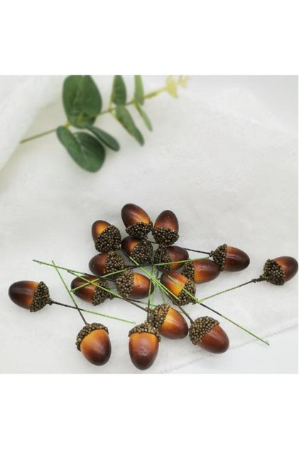 10 Adet 3cm Yapay Meşe Palamudu