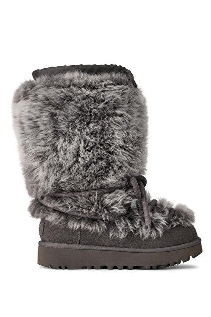降真香11.3g UGG W CLASSIC TALL CHALET CHARCOAL (ANTRASIT) 1175690 - Fiyatı