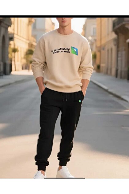 Men's Tracksuit Set with the Theme of'Saudi Aramco'