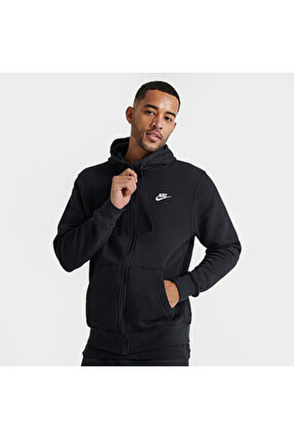 nike nsw club hoodie fz bb