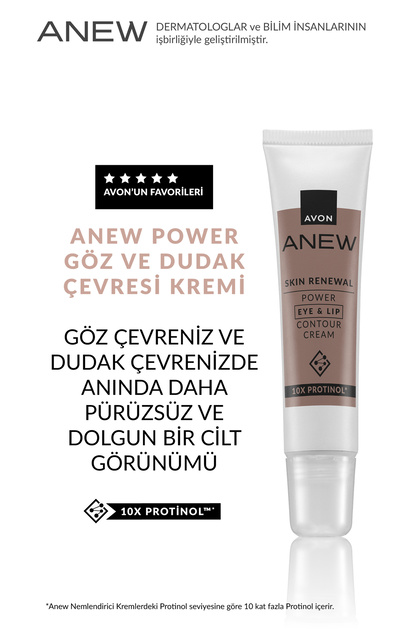 Anew Power Göz ve Dudak Çevresi Kremi 15ml