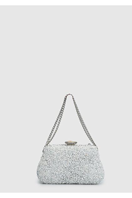 White Women's Evening Dress Bag