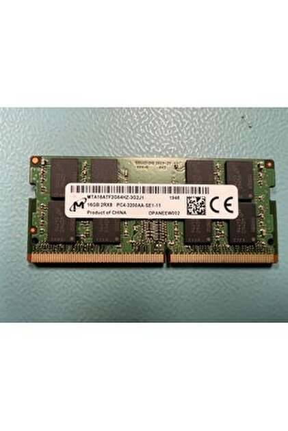 Micron 16GB 1RX8 PC4-3200AA MTA8ATF2G64HZ-3G2F1 DDR4 NOTEBOOK RAM