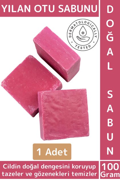 Natural 100% Pure Hair Skin Body Skin Balance Protecting Refreshing Pore Cleansing Snake Grass Soap