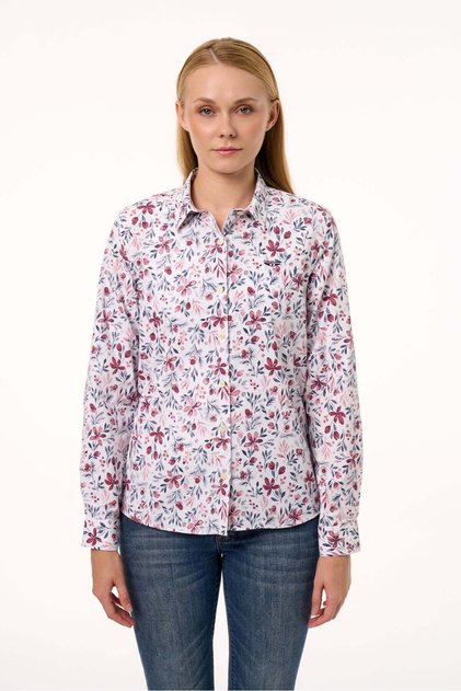 Women's Shirt - Enar Bordeaux Multi