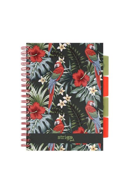 Caiet spirala si separatoare Project Book TROPICAL B5, matematica, 200 pg, coperti carton PADS063