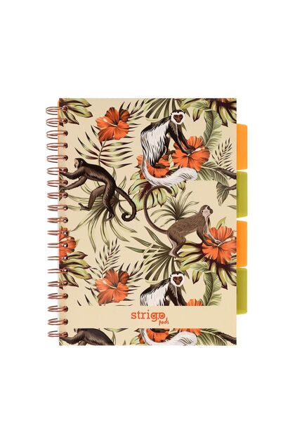 Caiet spirala si separatoare Project Book TROPICAL B5, matematica, 200 pg, coperti carton PADS065