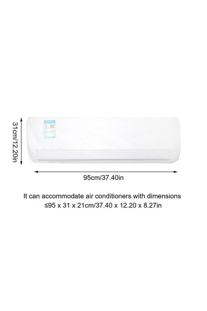 L 1pc Air Conditioner dustproof cover All-Inclusive Wall Air Conditioner Dust Cover Wear-Resistant .
