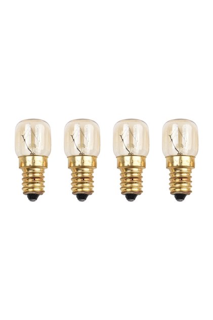 15W 4PCS E14 Salt Lamp Globe Bulb 25W Light Bulbs 240V Refrigerator Oven Replacement Vintage Incande
