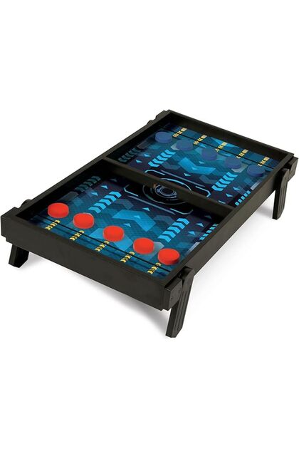 Wood Rebound & Sling Hockey (MA2301) – 2-in-1 Tabletop Game for Kids (Ages 5+)