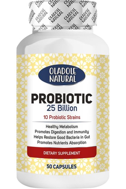 Probiotic - 25 Billion CFUs, 10 Strains - 50 capsules
