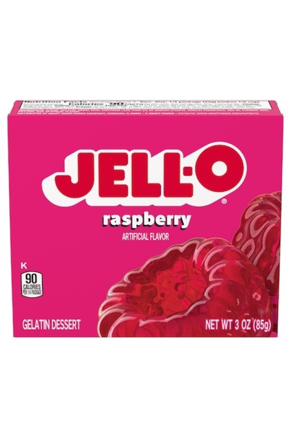 Desert gelatina, Jell-o, cu aroma de zmeura, 85 g
