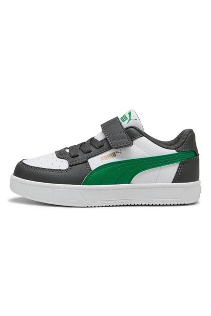 Caven 2.0 AC+ PS - رمادي داكن - أخضر أرشيفي - أبيض PUMA