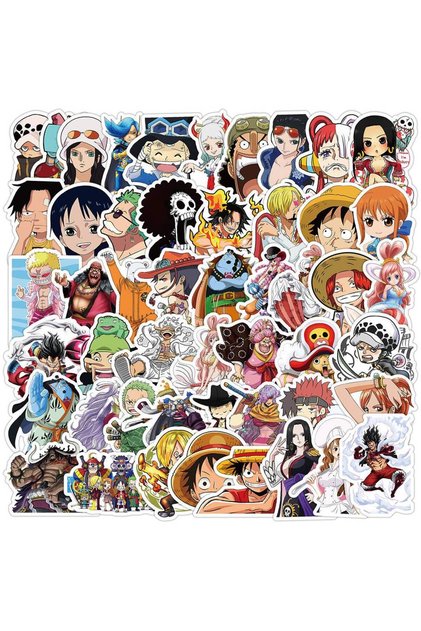 Choice 50PCS 50pcs Classic Anime ONE PIECE Stickers Q Version Luffy Zoro Waterproof Decals Phone Cas