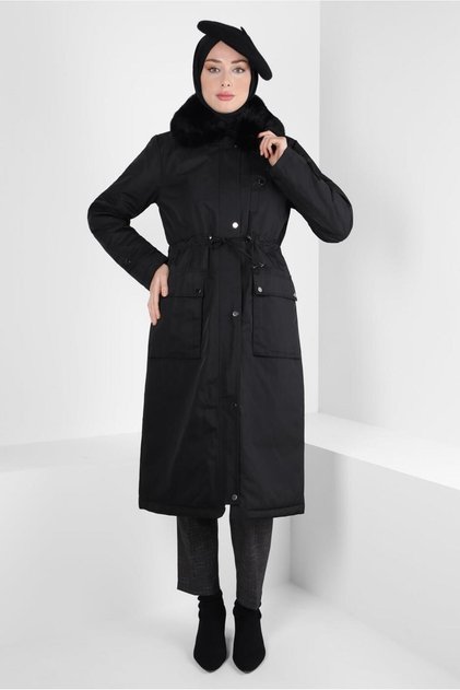 KÜRK DETAYLI PARKA 90423