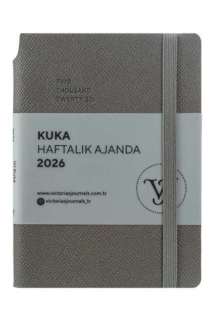 Victoria's Journals Kuka 2026 Haftalık Cep Ajandası A6 (9x14 cm