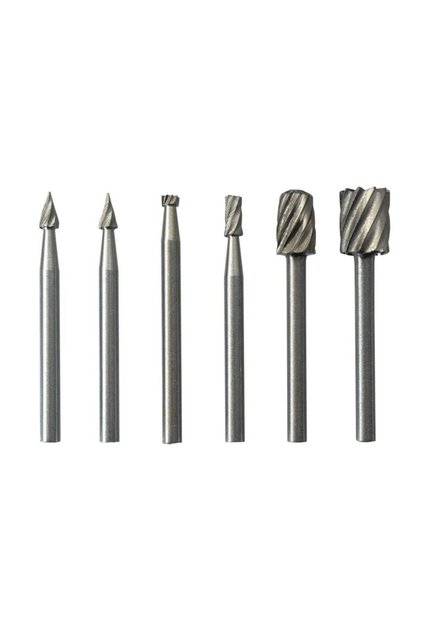 5012 Gravür Oyma Freze Ucu Seti HSS 6 Parça (Dremel Uyumlu)
