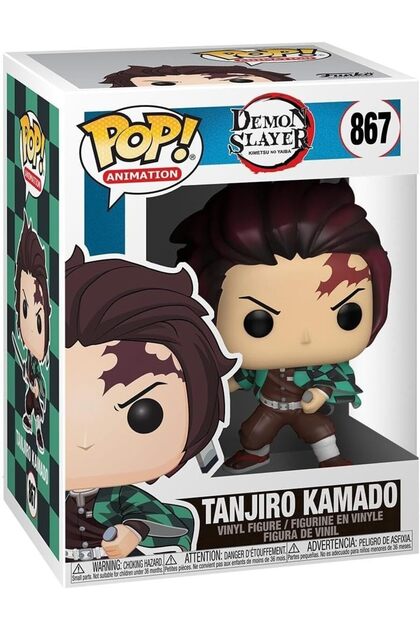 Pop! Animation: Demon Slayer - Tanjiro Kamado - Collectable Vinyl Figure - Gift Idea - Officia